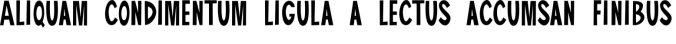 Barroomba Font Preview