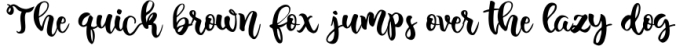 Blushing Font Preview
