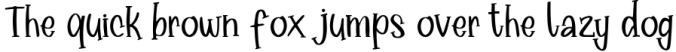 Kendhel Joyful and Bouncy Font Font Preview