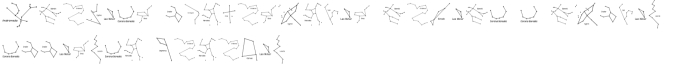 Stargazer Constellations Font Preview
