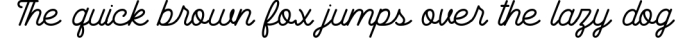 Bathavia Monoline Script Font Preview