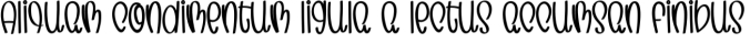 Morning Glory Font Preview