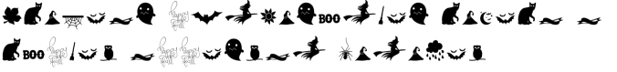Fall Halloween Font Preview