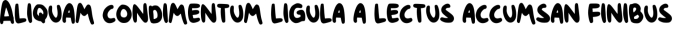 Chunky Rosie Font Preview