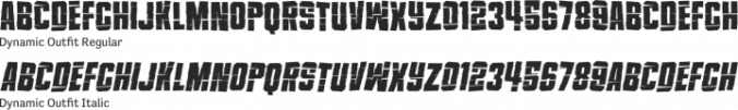 Dynamic Outfit Font Preview