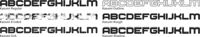Kasumi Font Preview