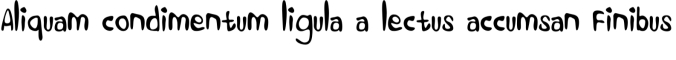 Alien Learns to Write Font Preview
