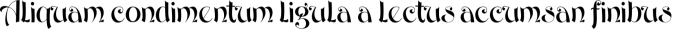 The Straihgt Font Preview