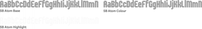 SB Atom Font Preview