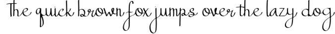 Karmeliya a Handwritten Script Font Font Preview