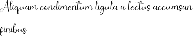 Amillina Font Preview