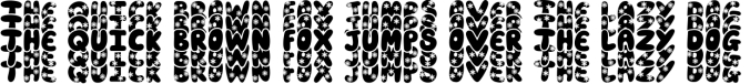 Happy Dreamer Stacked Font Preview