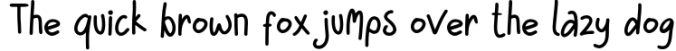 Cania - a Cute Handwritten Font Font Preview