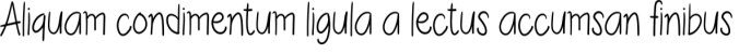 Bollea Flower Font Preview