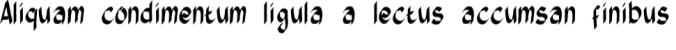 Pointed Font Preview
