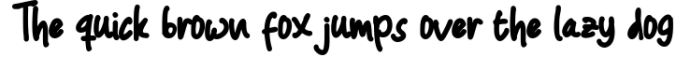 Wallabys Junior - A Handwritten Font Font Preview
