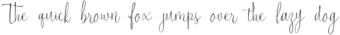 Lucky Spark Script Font Preview