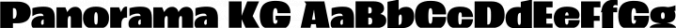 Panorama KG Font Preview