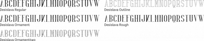 Desislava Font Preview