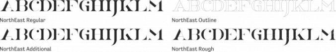 NorthEast Font Preview