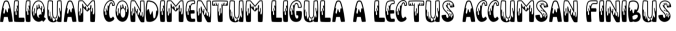 Rainy Snow Font Preview