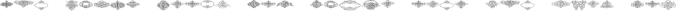 George Bickham Rough Ornaments Font Preview