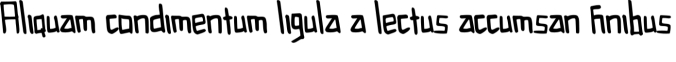 La Flint Font Preview