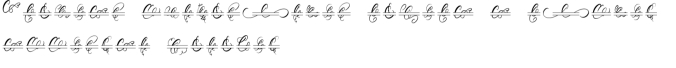 Calligra Monogram Font Preview