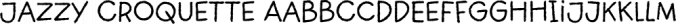 Jazzy Croquette Font Preview