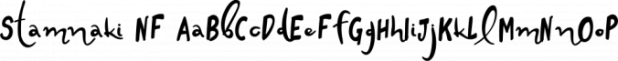 Stamnaki Font Preview