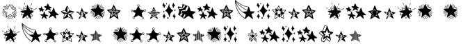 The Stars Font Preview