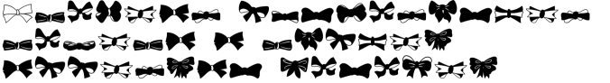 The Bows Font Preview