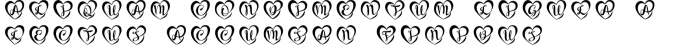 Monogram Loved Font Preview