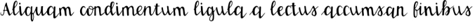 Syringa Font Preview