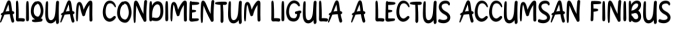 January Font Preview