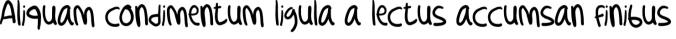 Orange Font Preview