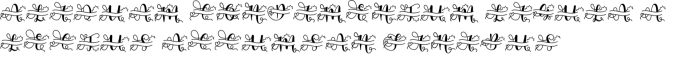 Ameliana Monogram Font Preview