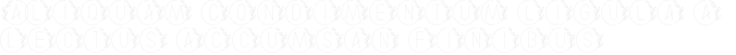 Circle Line Font Preview