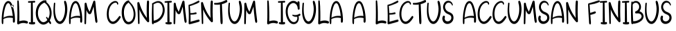 Simple Love Font Preview