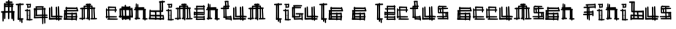 Machine House Font Preview