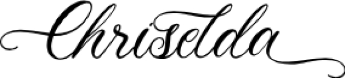 Chriselda Font  Font Preview