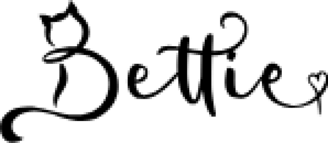 Bettie Font Preview