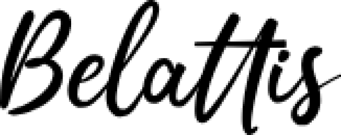 Belattis Font Preview