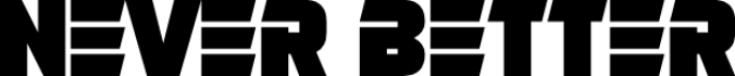 Never Better Font Preview