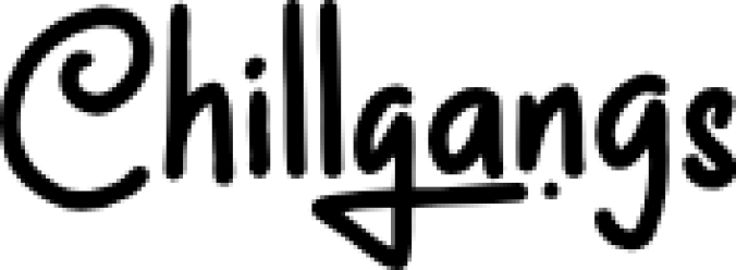 Chillgangs Font Preview