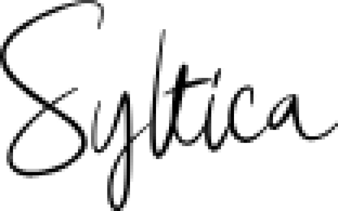 Syltica GT Font Preview