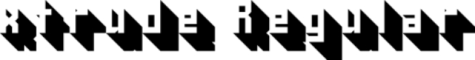 Xtrude Font Preview