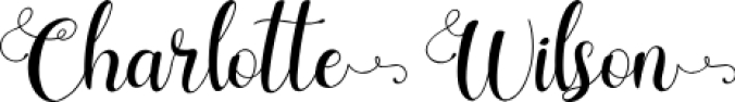 Charlotte Wils Font Preview
