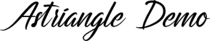 Astriangle Font Preview