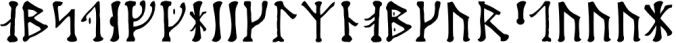 Futharke Font Preview